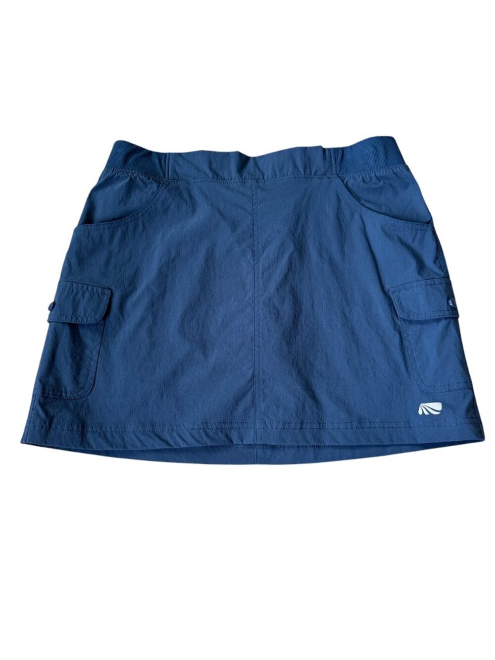 Marika blue pull-on stretchy skorts with elastic waistband women's size medium